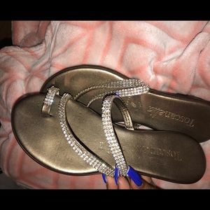 Toscanella diamond studded sandals.